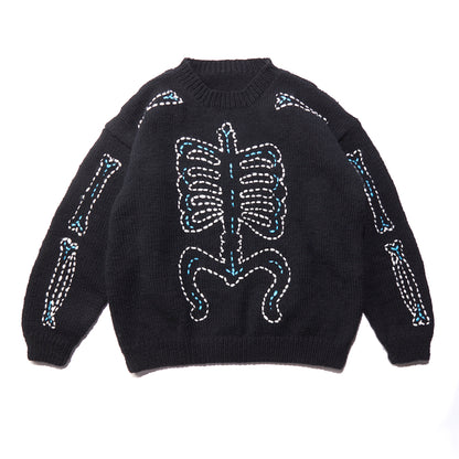 【HSH先行発売：12月中旬以降のお届け予定】BONE KNIT SWEATER