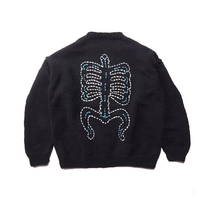 【HSH先行発売：12月中旬以降のお届け予定】BONE KNIT SWEATER