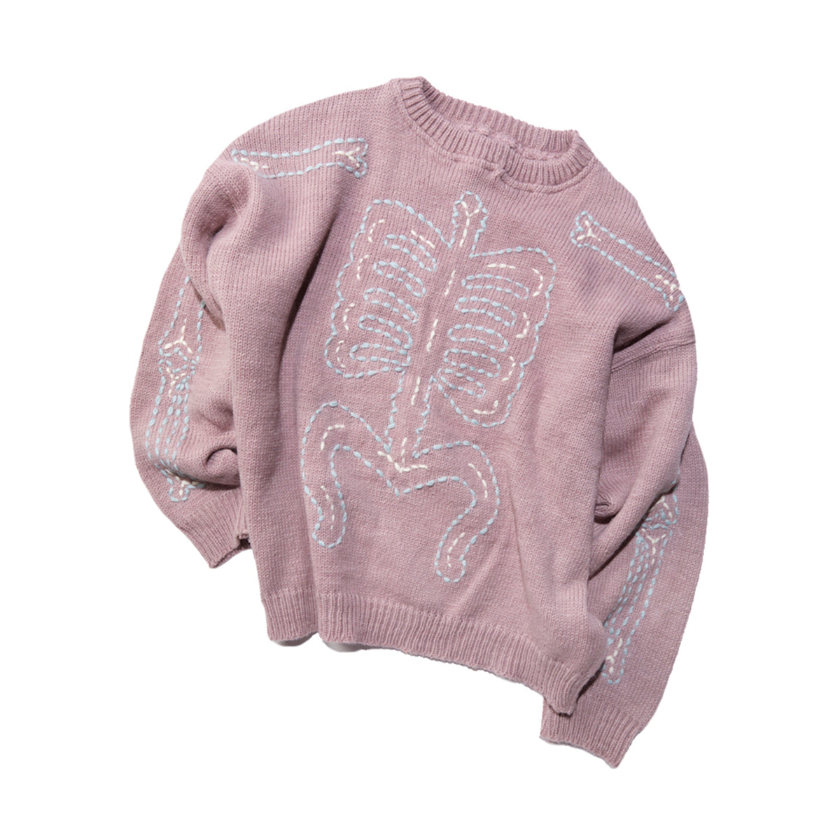 【HSH先行発売：12月中旬以降のお届け予定】BONE KNIT SWEATER