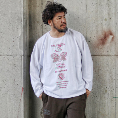 UFO CLUB MULTI PRINT L/S HEMP TEE
