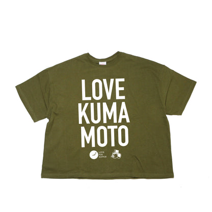 【予約商品：11月中旬以降のお届け予定】LOVE FOR KUMAMOTO TEE A