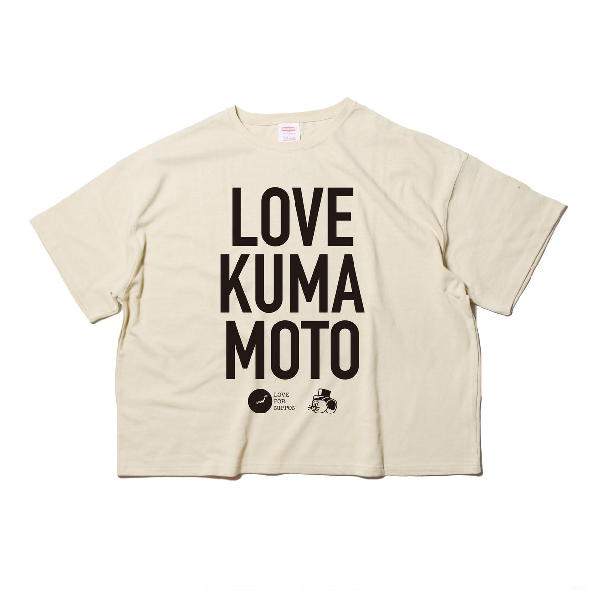 【予約商品：11月中旬以降のお届け予定】LOVE FOR KUMAMOTO TEE A