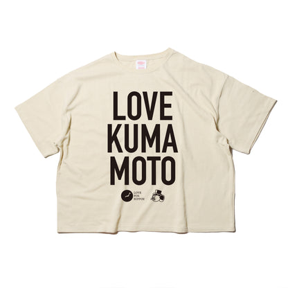 【予約商品：11月中旬以降のお届け予定】LOVE FOR KUMAMOTO TEE A