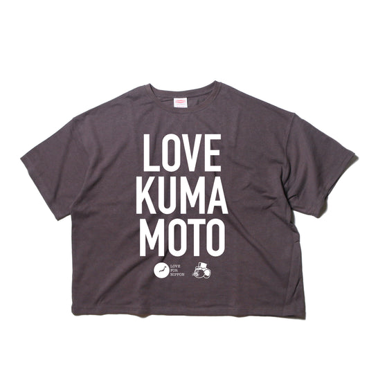 【予約商品：11月中旬以降のお届け予定】LOVE FOR KUMAMOTO TEE A