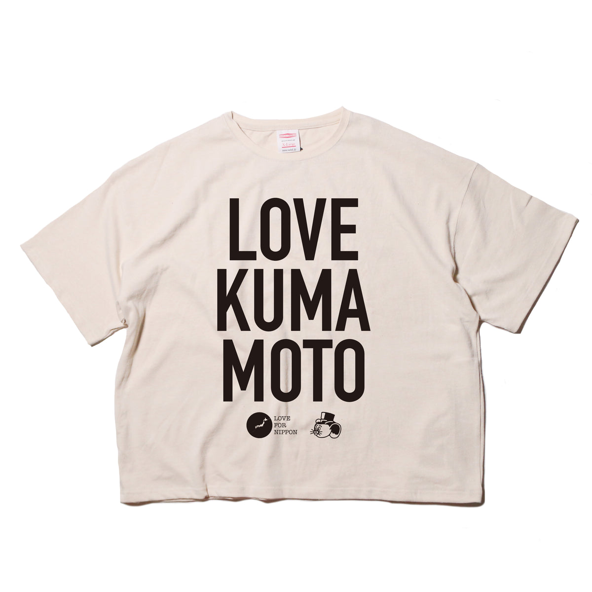 【予約商品：11月中旬以降のお届け予定】LOVE FOR KUMAMOTO TEE A