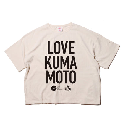 【予約商品：11月中旬以降のお届け予定】LOVE FOR KUMAMOTO TEE A