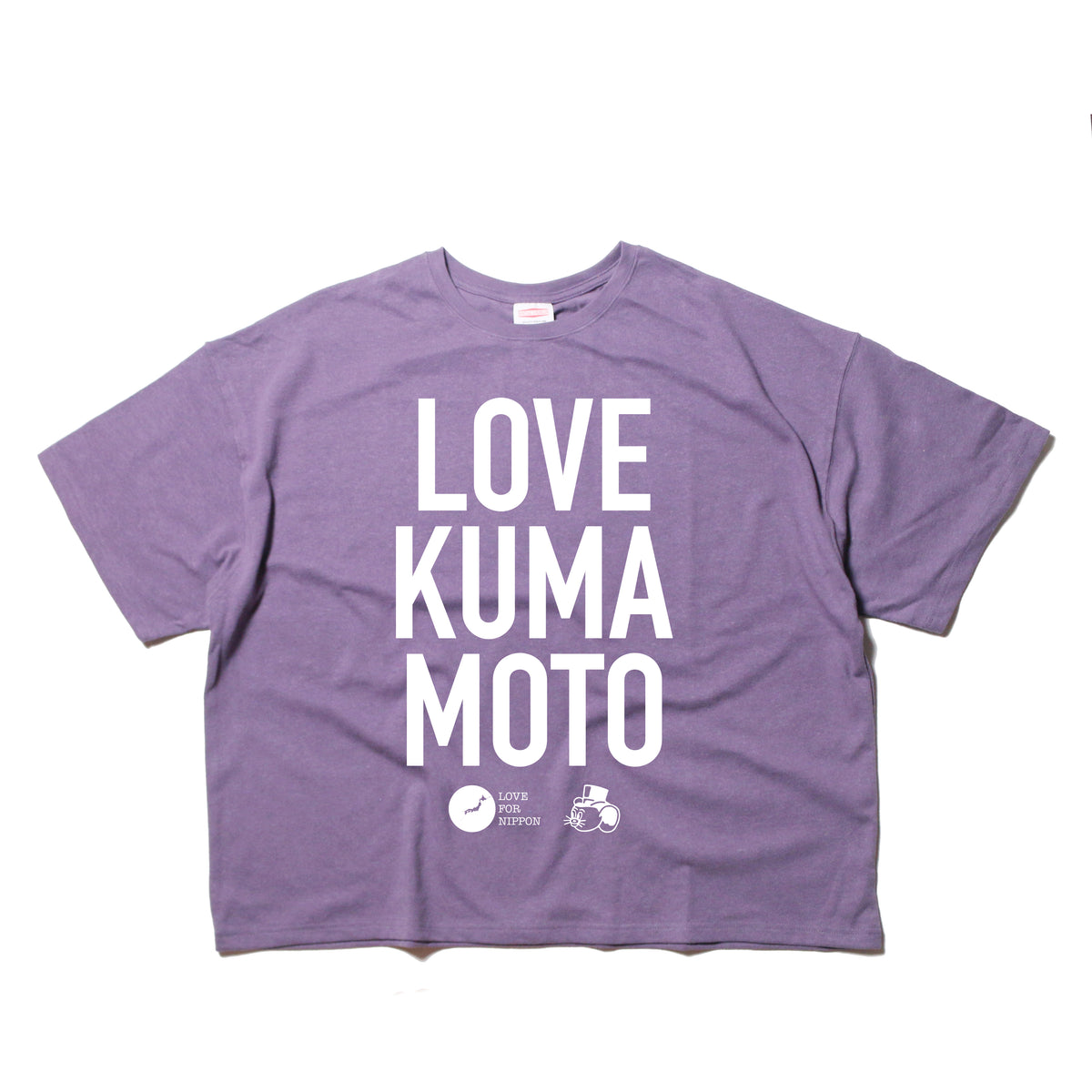 【予約商品：11月中旬以降のお届け予定】LOVE FOR KUMAMOTO TEE A