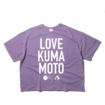 【予約商品：11月中旬以降のお届け予定】LOVE FOR KUMAMOTO TEE A