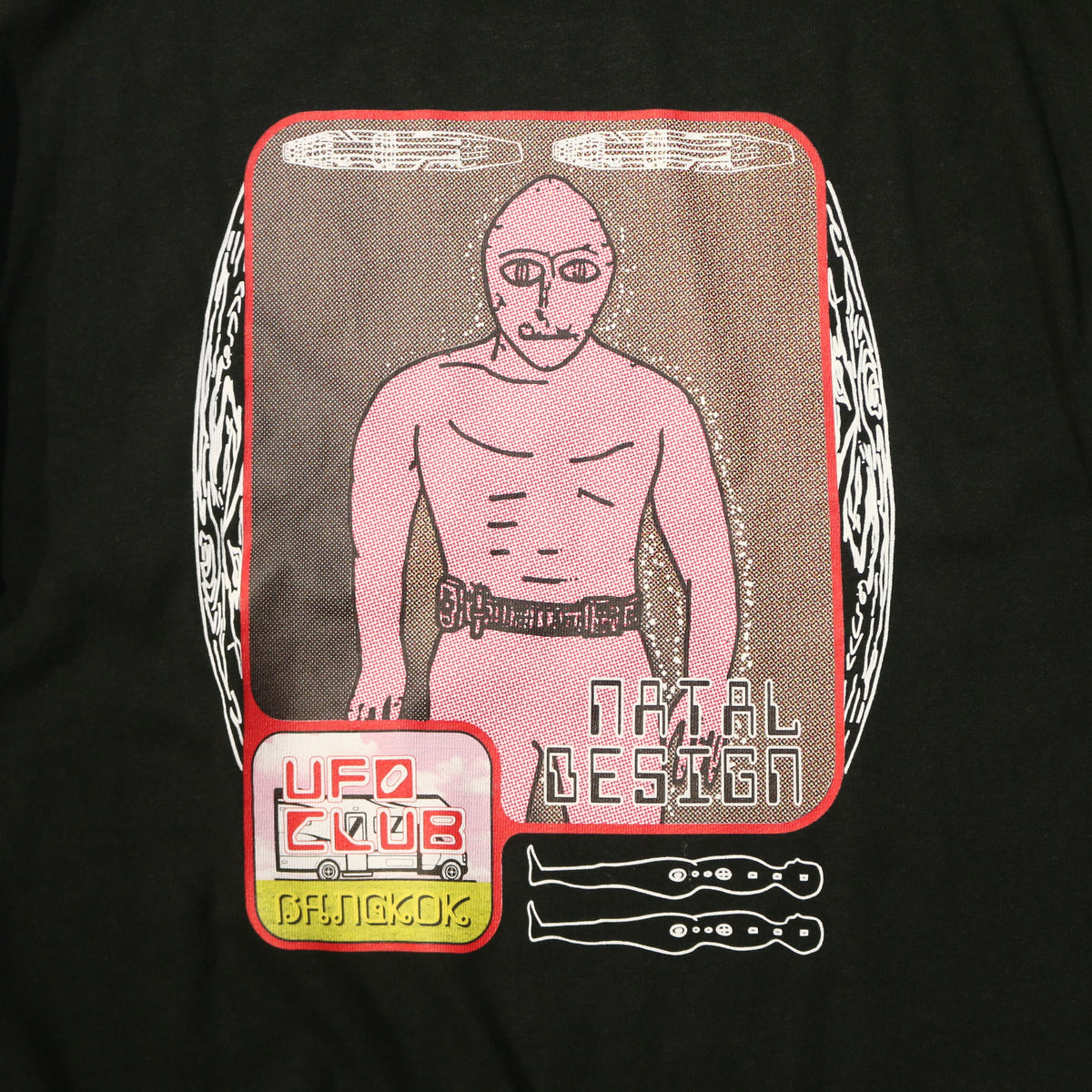 COSMO VIBRATORS x ND UFO CLUB FLOSS PICK TEE