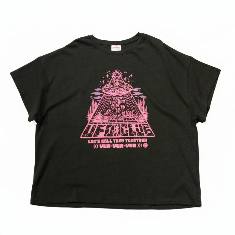 【HSH先行発売：10月中旬以降のお届け予定】GRINDLODGE x ND HEMP WIDE TEE UFO CLUB ver.5