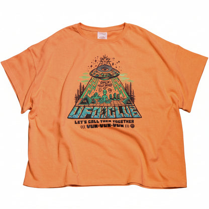 【HSH先行発売：10月中旬以降のお届け予定】GRINDLODGE x ND HEMP WIDE TEE UFO CLUB ver.5