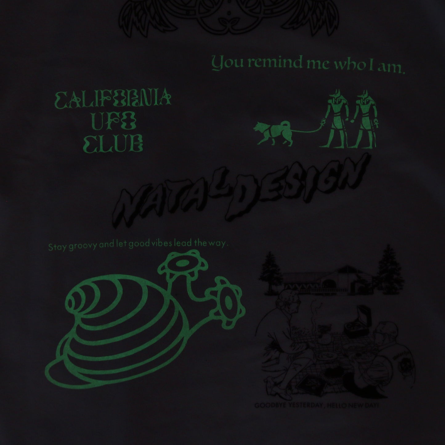 ROOM MATE MULTI PRINT L/S HEMP TEE