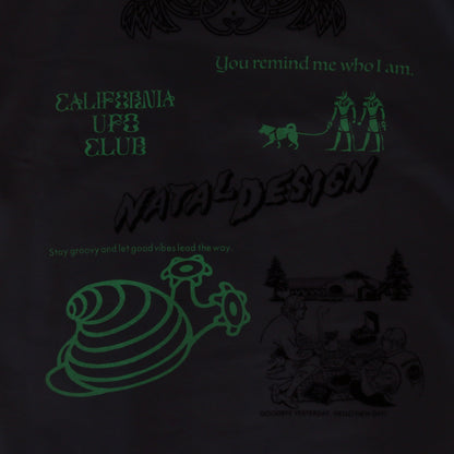 ROOM MATE MULTI PRINT L/S HEMP TEE
