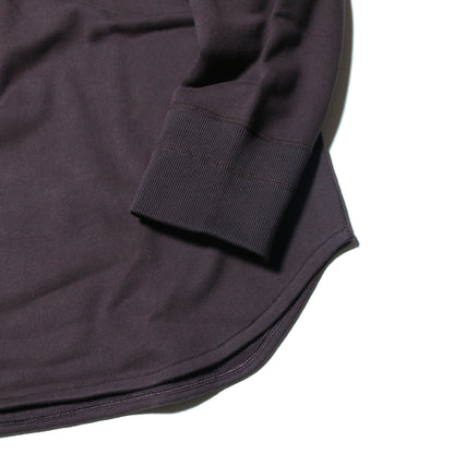 BRUSHED COTTON LONG SLEEVE HENLEY "LUCKY SWALLOW"
