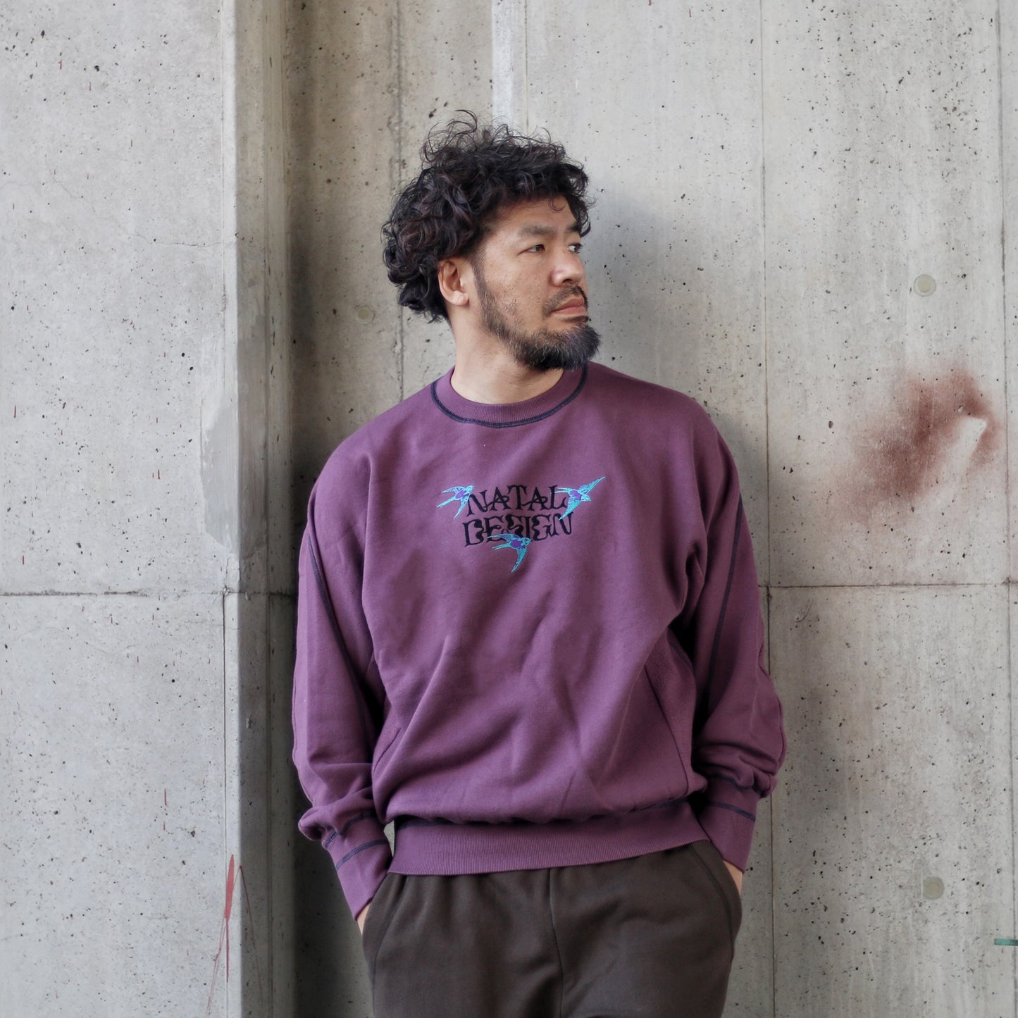 SWALLOW LOGO CREW SWEAT