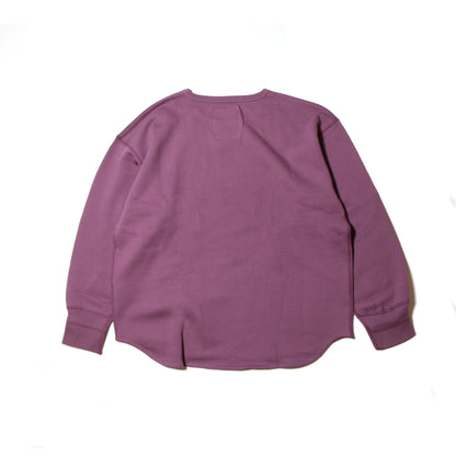 BRUSHED COTTON LONG SLEEVE CREW "Lil Guardian"