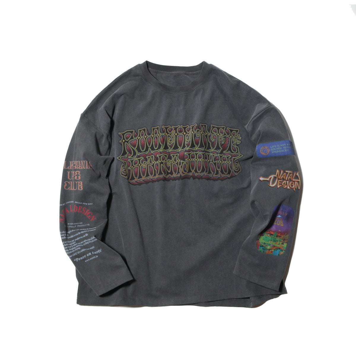 ROOM MATE MULTI PRINT L/S TEE LA