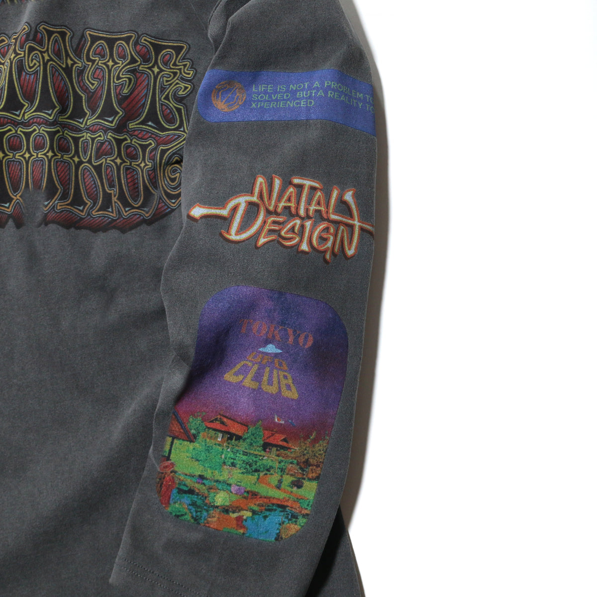 ROOM MATE MULTI PRINT L/S TEE LA