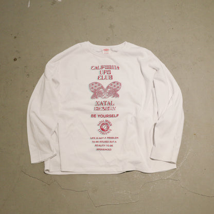 UFO CLUB MULTI PRINT L/S HEMP TEE
