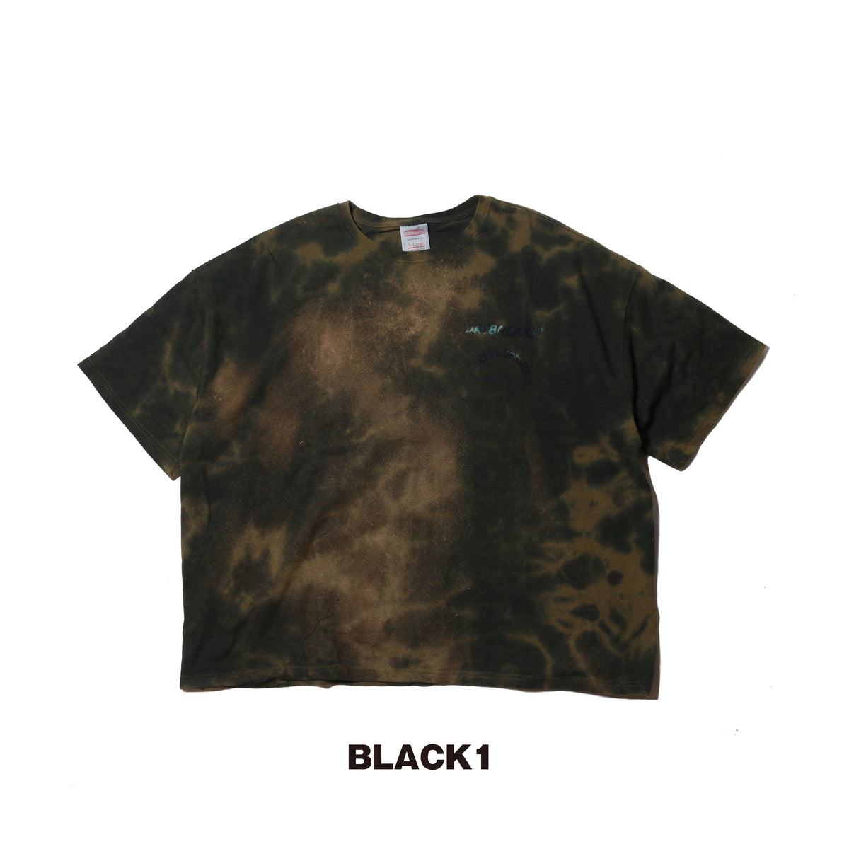 HEMP WIDE TEE PRINTED DAYBREAKS 2 D.Y.E ver.