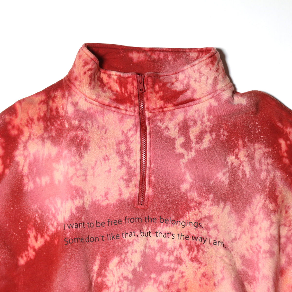 NATAL DESIGN × D.Y.E C.C.SWEAT HALF ZIP