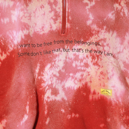 NATAL DESIGN × D.Y.E C.C.SWEAT HALF ZIP
