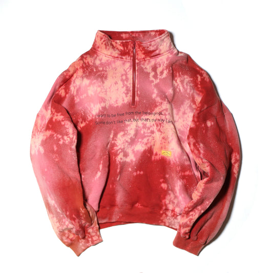 NATAL DESIGN × D.Y.E C.C.SWEAT HALF ZIP
