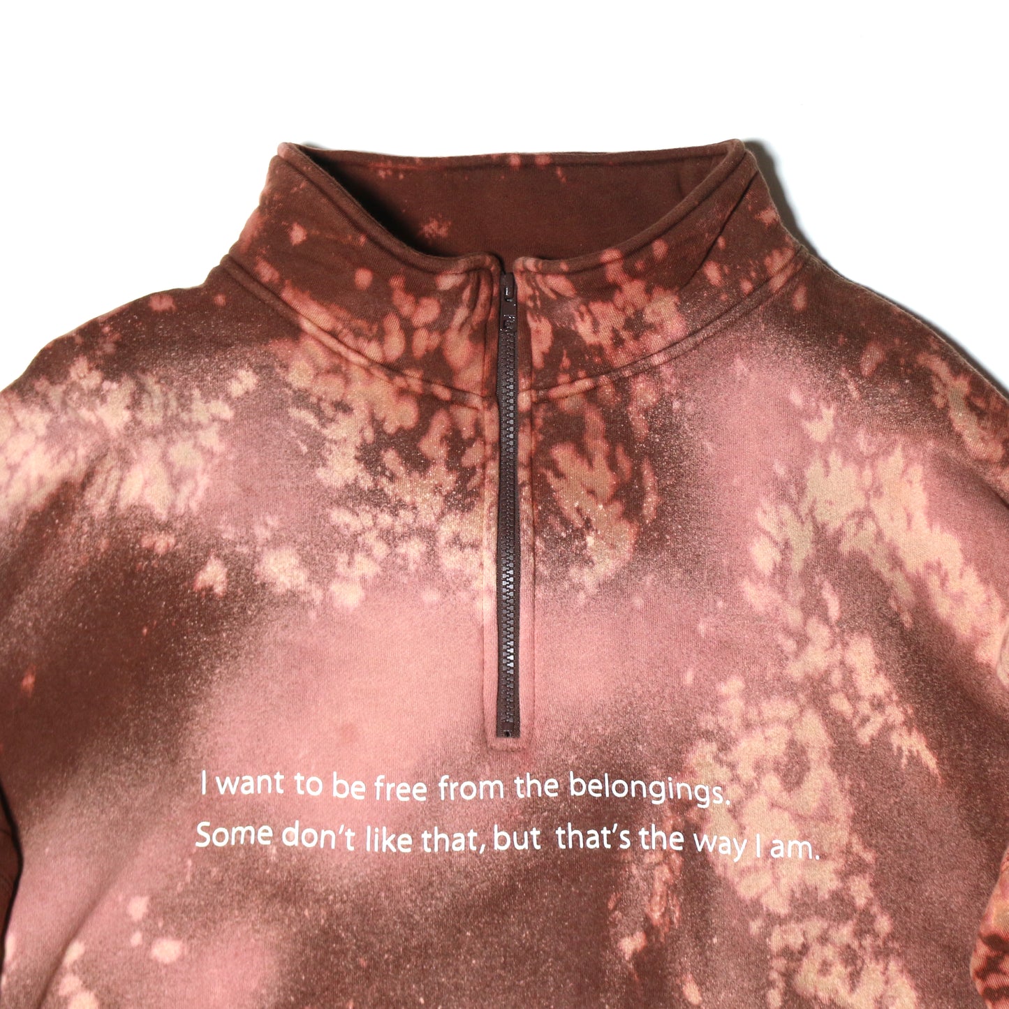 NATAL DESIGN × D.Y.E C.C.SWEAT HALF ZIP