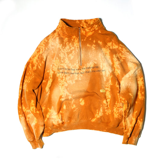 NATAL DESIGN × D.Y.E C.C.SWEAT HALF ZIP