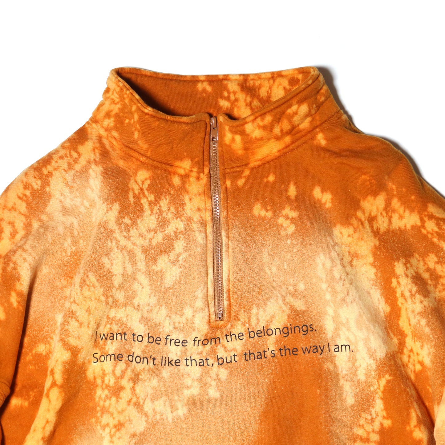NATAL DESIGN × D.Y.E C.C.SWEAT HALF ZIP