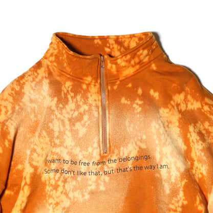 NATAL DESIGN × D.Y.E C.C.SWEAT HALF ZIP