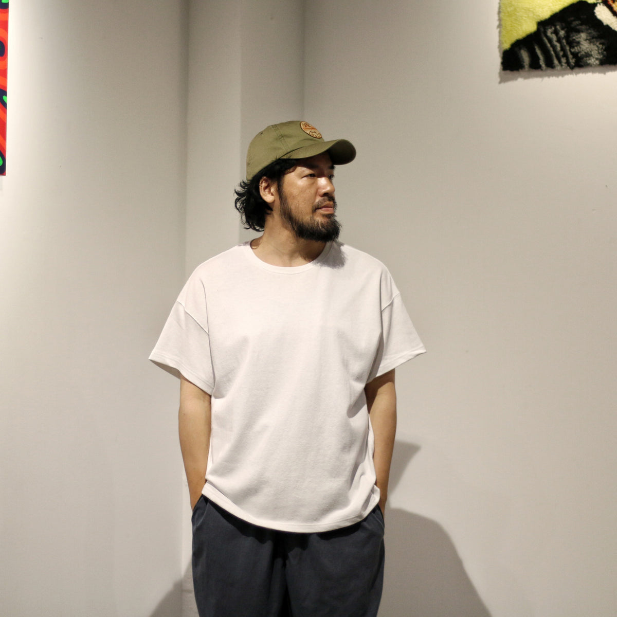 CREW NECK HEMP TEE HEAVY 6 "5 COLORS"