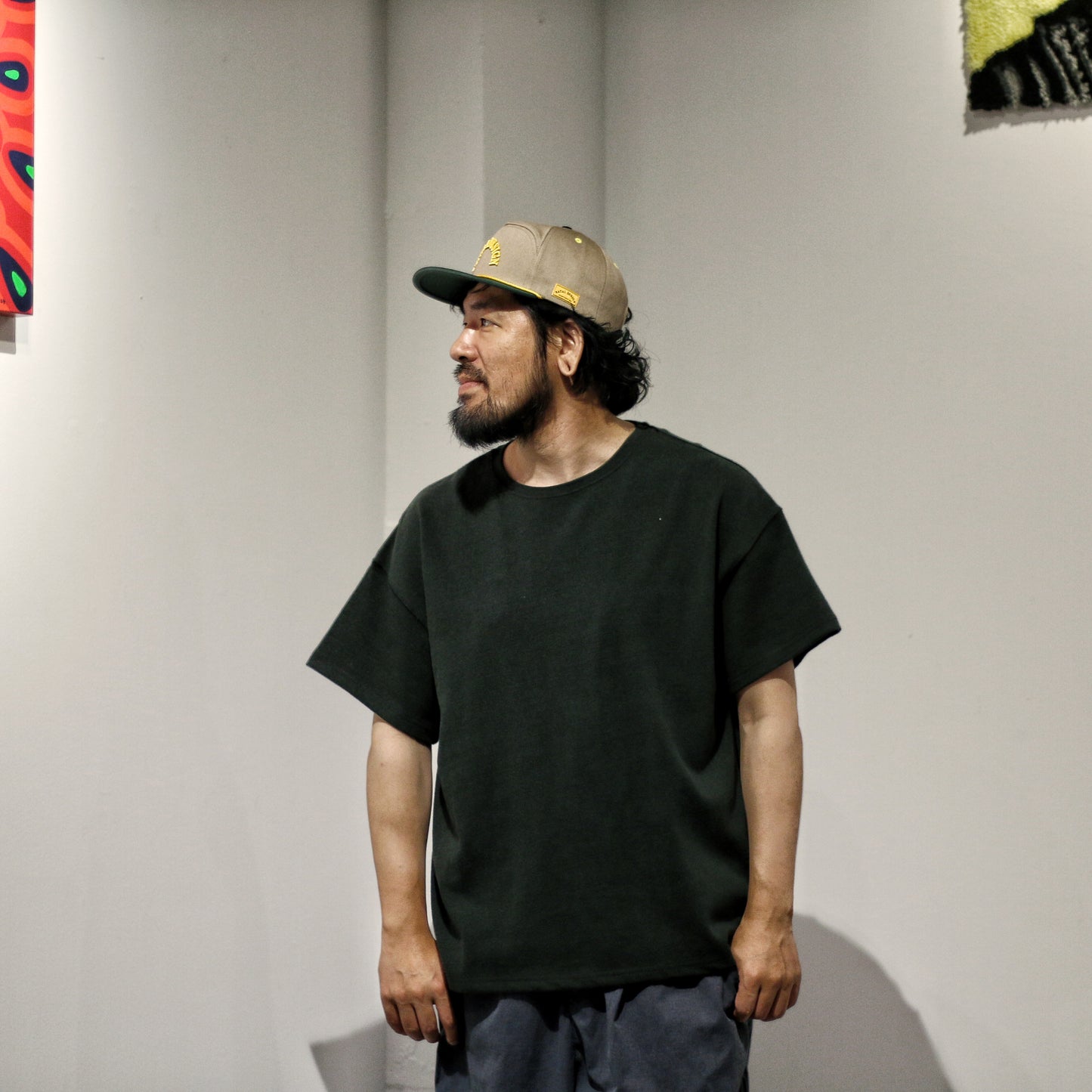 CREW NECK HEMP TEE HEAVY 6 "5 COLORS"