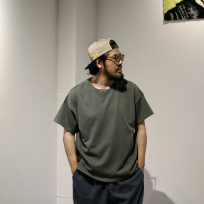 CREW NECK HEMP TEE HEAVY 6 "5 COLORS"
