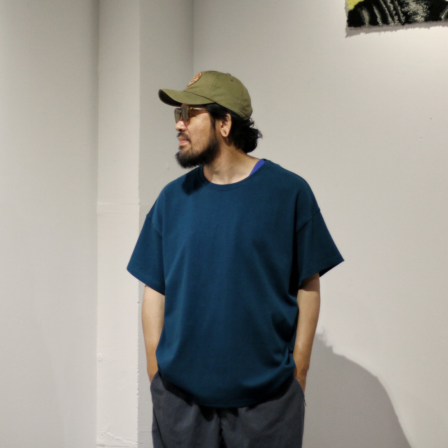 CREW NECK HEMP TEE HEAVY 6 "5 COLORS"