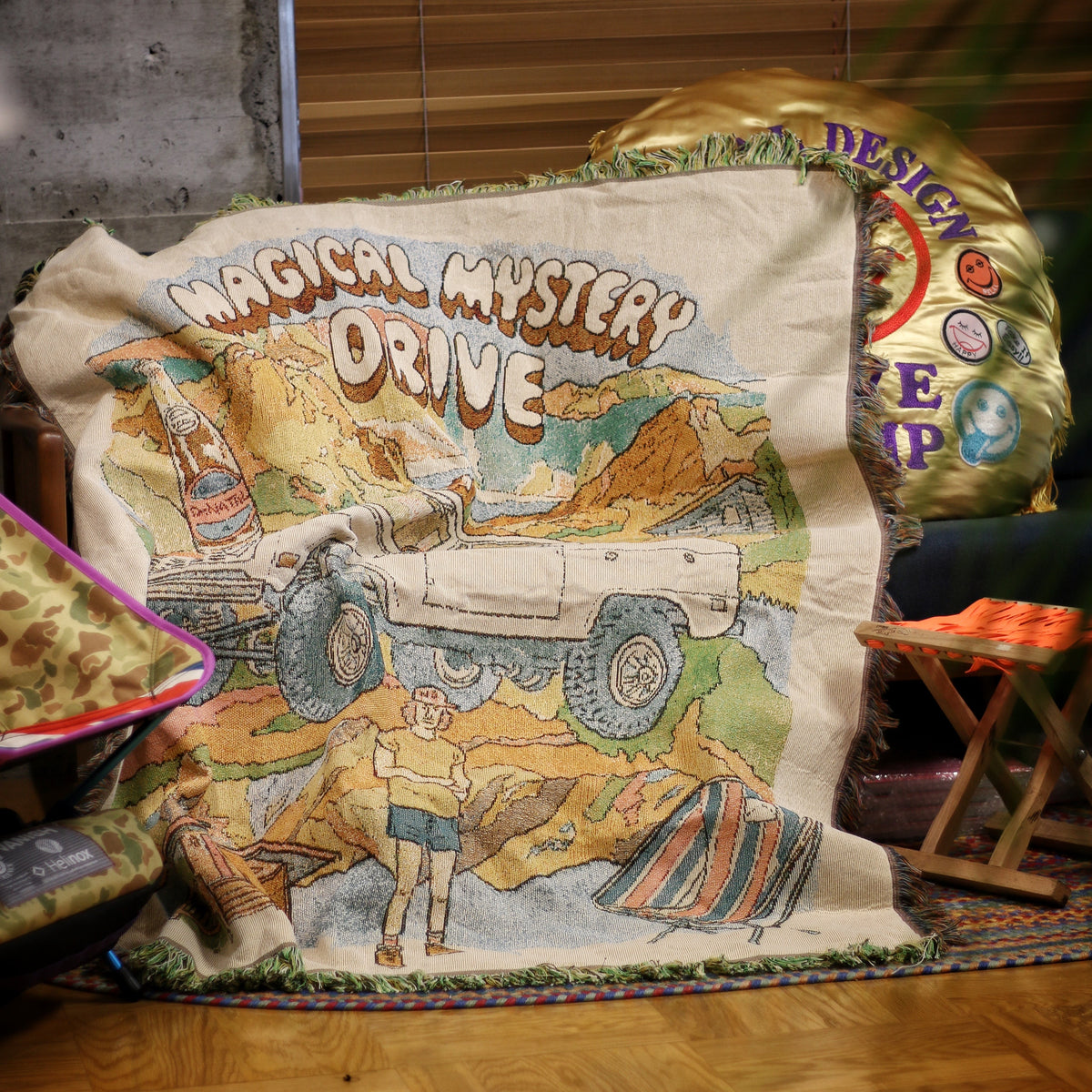 MAGICAL MYSTERY DRIVE BLANKET "THE PICK UP”