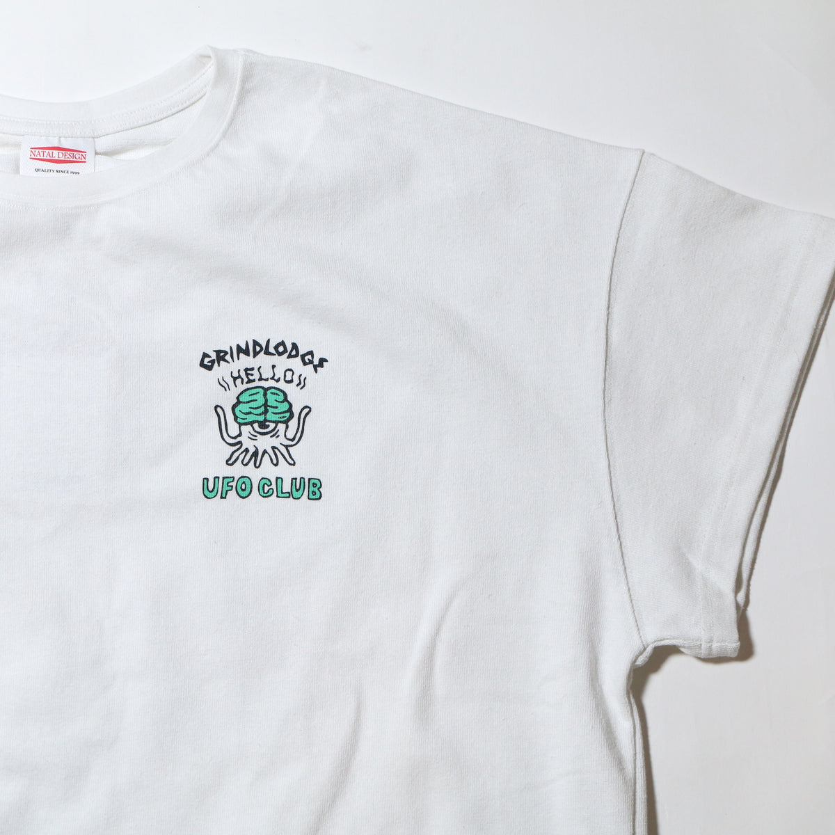 GRINDLODGE × NATAL DESIGN HEMP WIDE TEE UFO CLUB ver.4 GRADATION