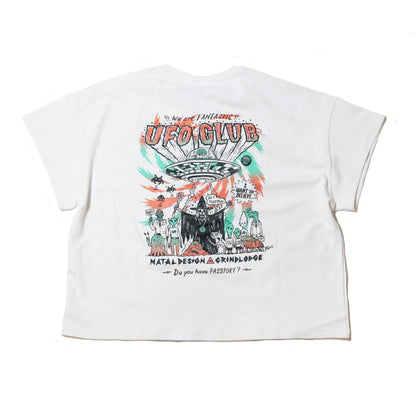 GRINDLODGE × NATAL DESIGN HEMP WIDE TEE UFO CLUB ver.4 GRADATION