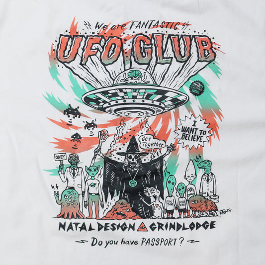 GRINDLODGE × NATAL DESIGN HEMP WIDE TEE UFO CLUB ver.4 GRADATION