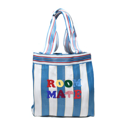 HOME EMBROIDERY LUNCH TOTE BAG ROOMMATE