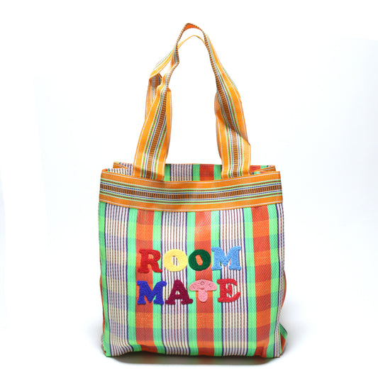 HOME EMBROIDERY LUNCH TOTE BAG ROOMMATE