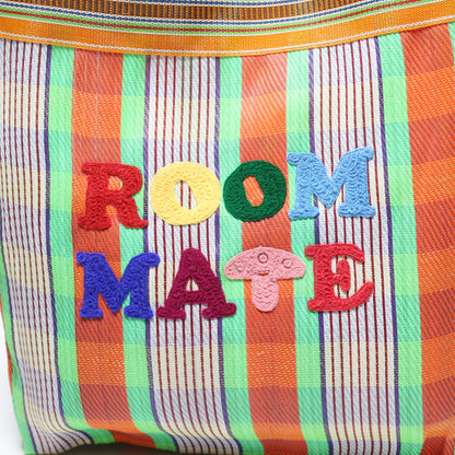 HOME EMBROIDERY LUNCH TOTE BAG ROOMMATE