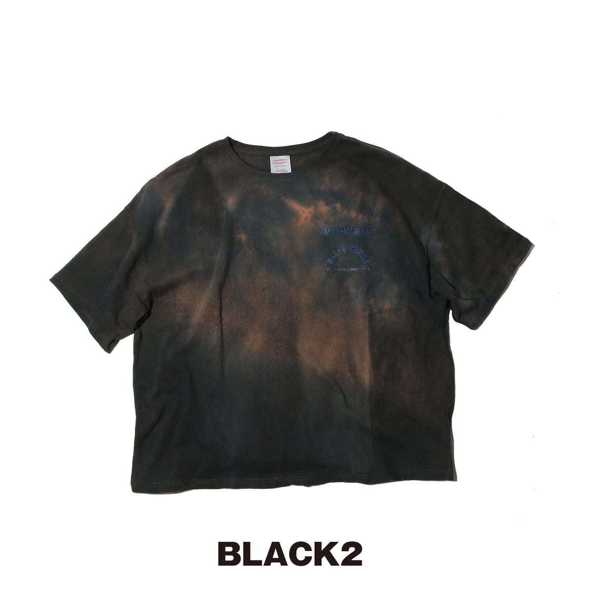HEMP WIDE TEE PRINTED DAYBREAKS 2 D.Y.E ver.