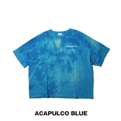 HEMP WIDE TEE PRINTED DAYBREAKS 2 D.Y.E ver.